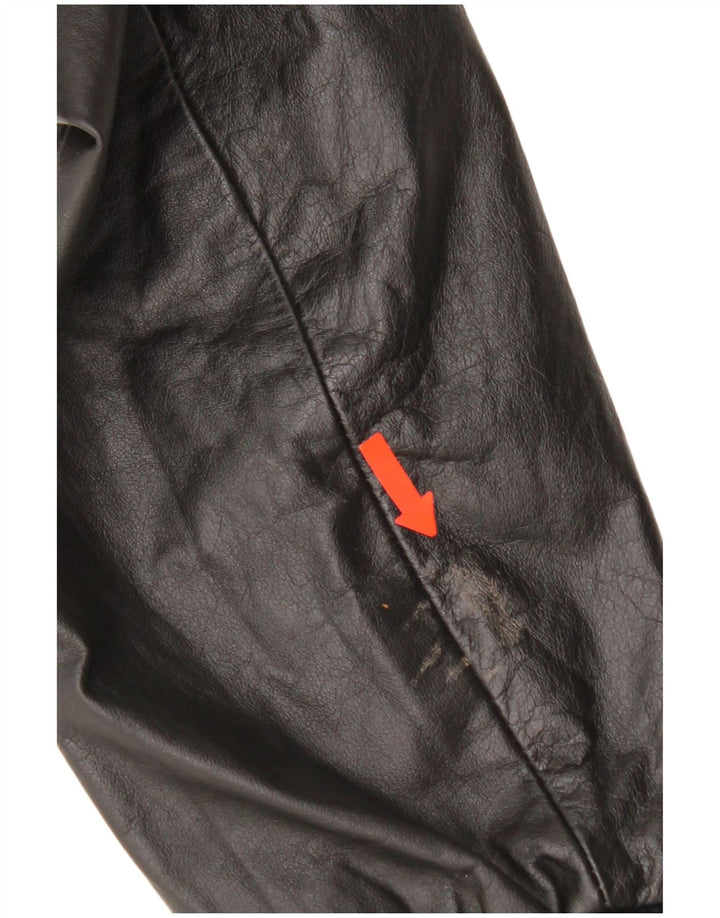 Piccini Chaqueta De Cuero Para Hombre IT 58 2XL Cuero Negro