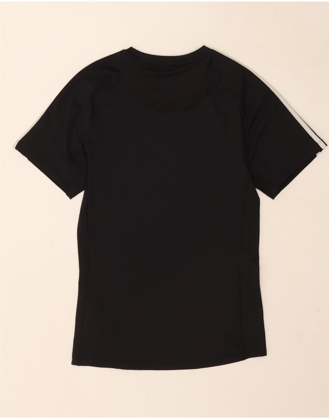 Adidas Hombre Tech Fit Camiseta Top Mediano Negro Poliéster