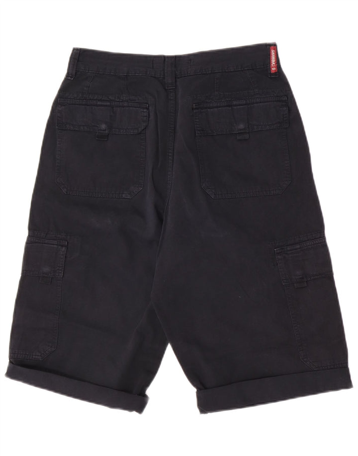 Carrera Mens Cargo Shorts W33 Grande Azul Marino Algodón