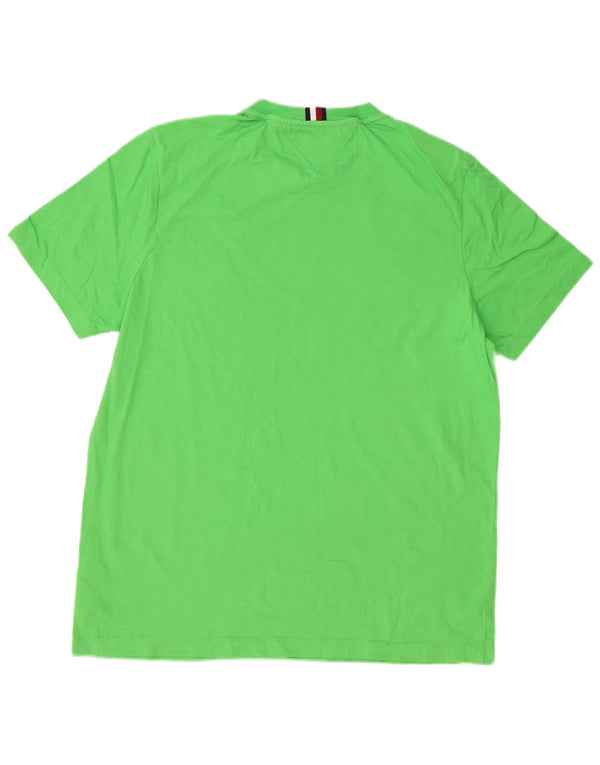 Tommy Hilfiger Camiseta Hombre Top XL Algodón Verde