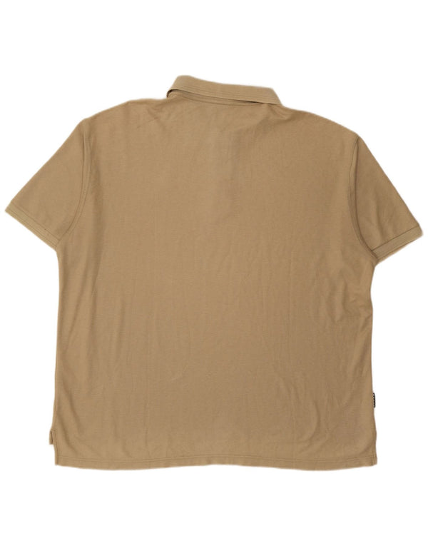 NIKE Polo Hombre ES 45/47 XL Beige Algodón