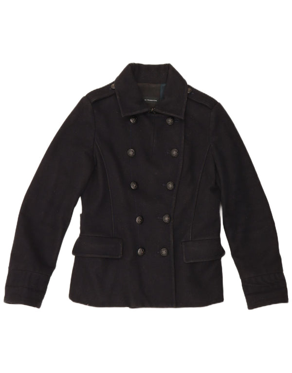 Chaquetón Mujer Massimo Rebecchi IT 44 Medio Lana Azul Marino
