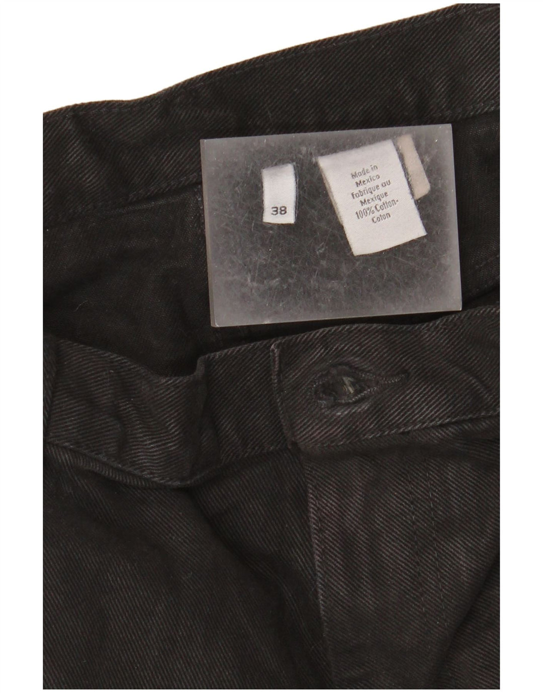 Calvin Klein Jeans rectos para hombre W38 L34 Algodón negro