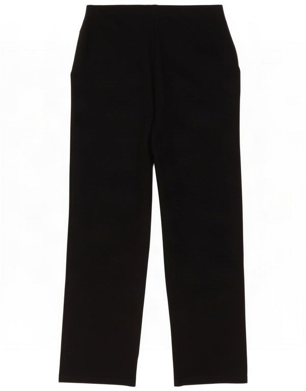 Pantalones informales rectos Marks & Spencer para mujer UK 10 Small W27 L29 Black