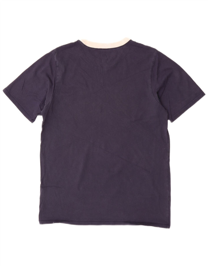 NIKE Camiseta gráfica para hombre Top Medium Azul marino Algodón