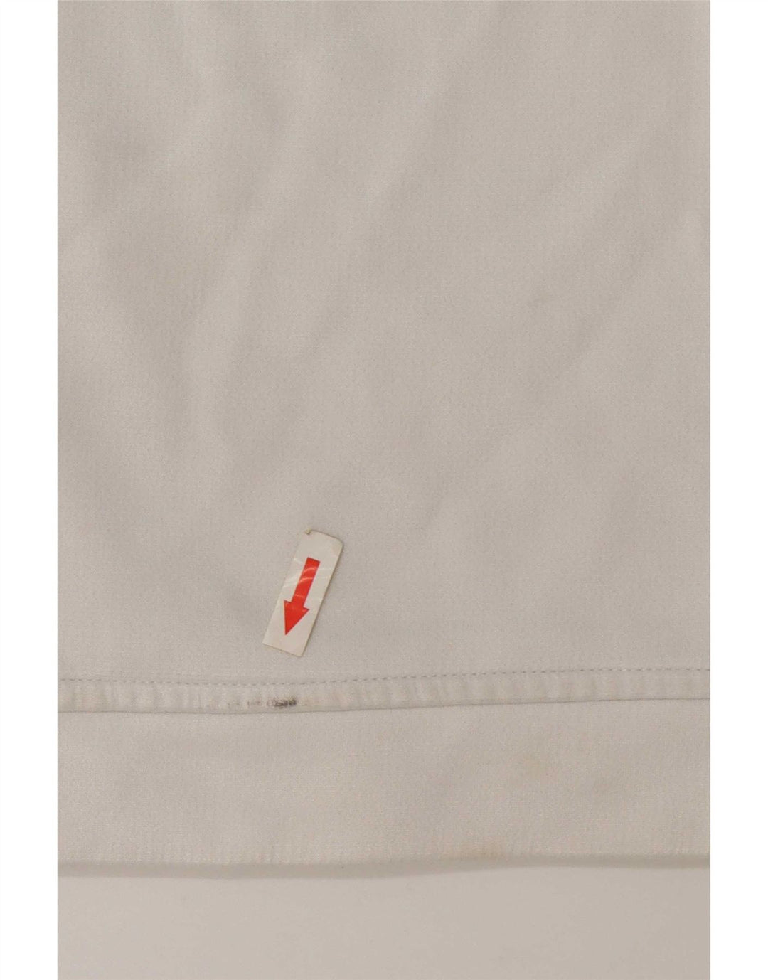 Adidas Hombre Zip Neck Jersey Chándal Top XL Poliéster Blanco