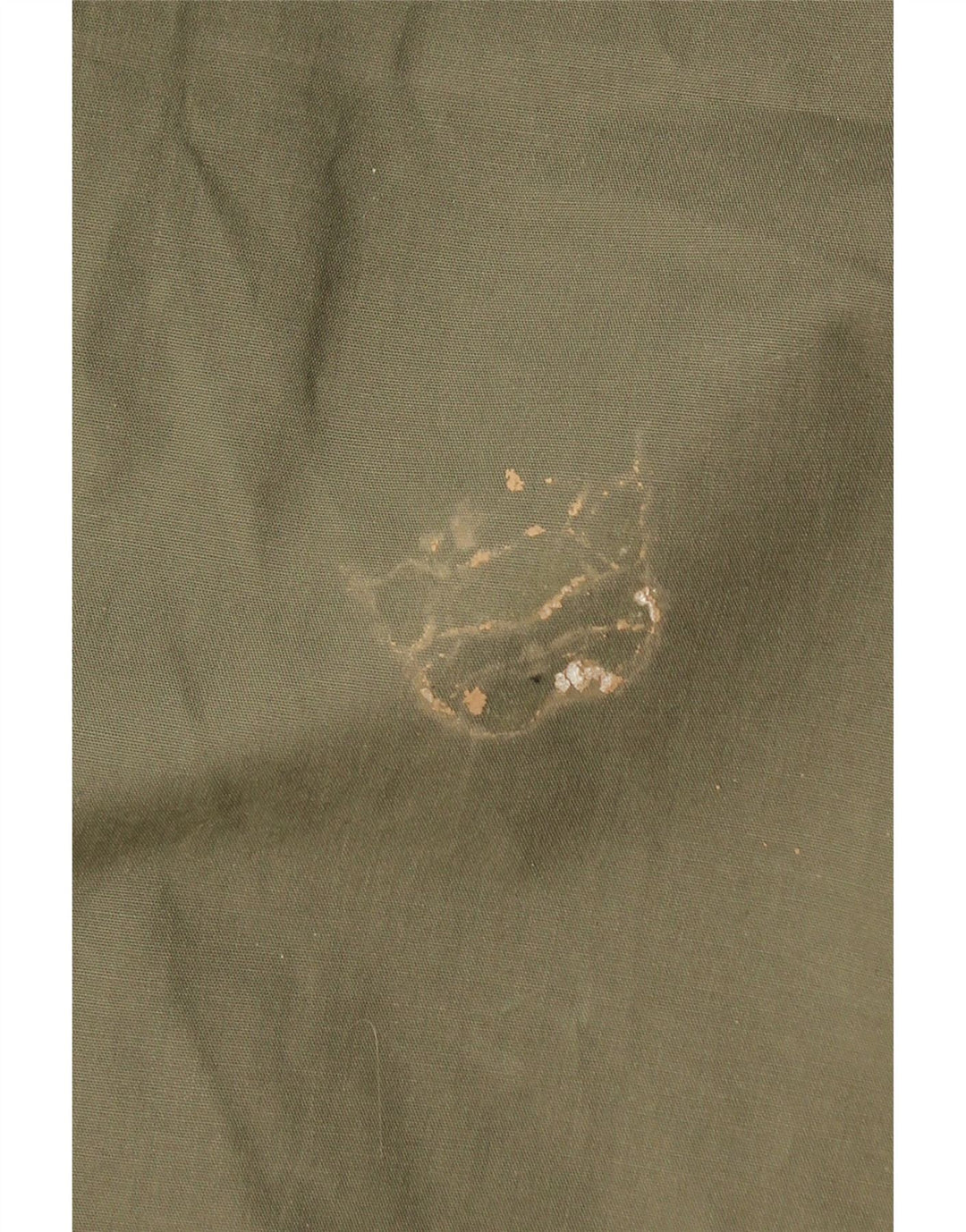 VINTAGE Chaqueta militar con capucha para hombre Reino Unido 42 XL Caqui