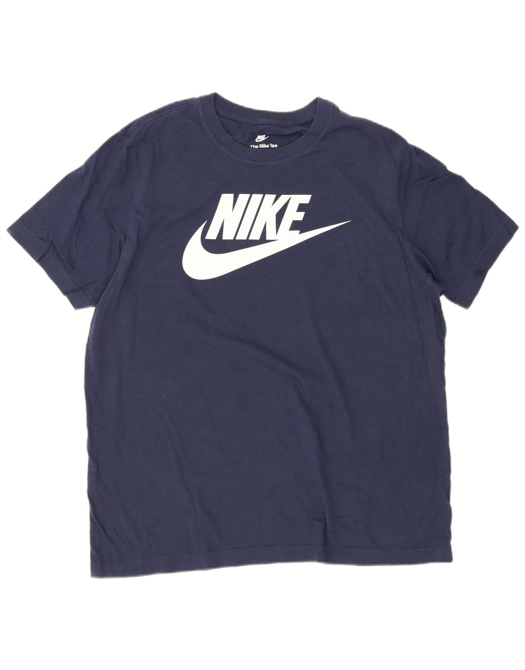 Nike - Camiseta gráfica para hombre, talla grande, algodón azul marino