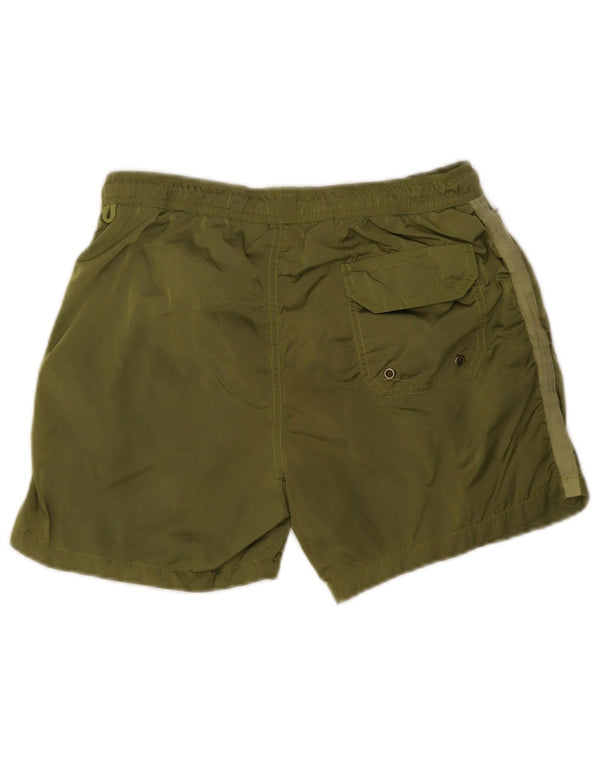 Refrigue Mens Swimming Shorts Small  Green Nylon