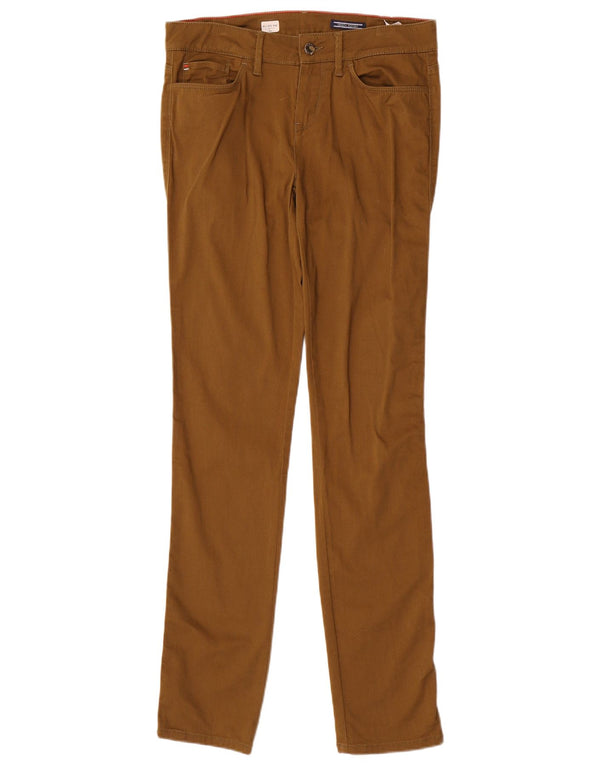 Tommy Hilfiger Pantalones Casuales Milan RW Slim Fit para Mujer W28 L33 Caqui