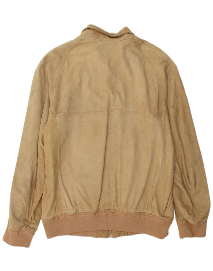 Chaqueta bomber de ante para hombre de German IT 52 XL Beige