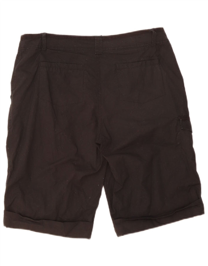 Dkny Pantalones cortos cargo para mujer US 8 Medium W33 Algodón negro