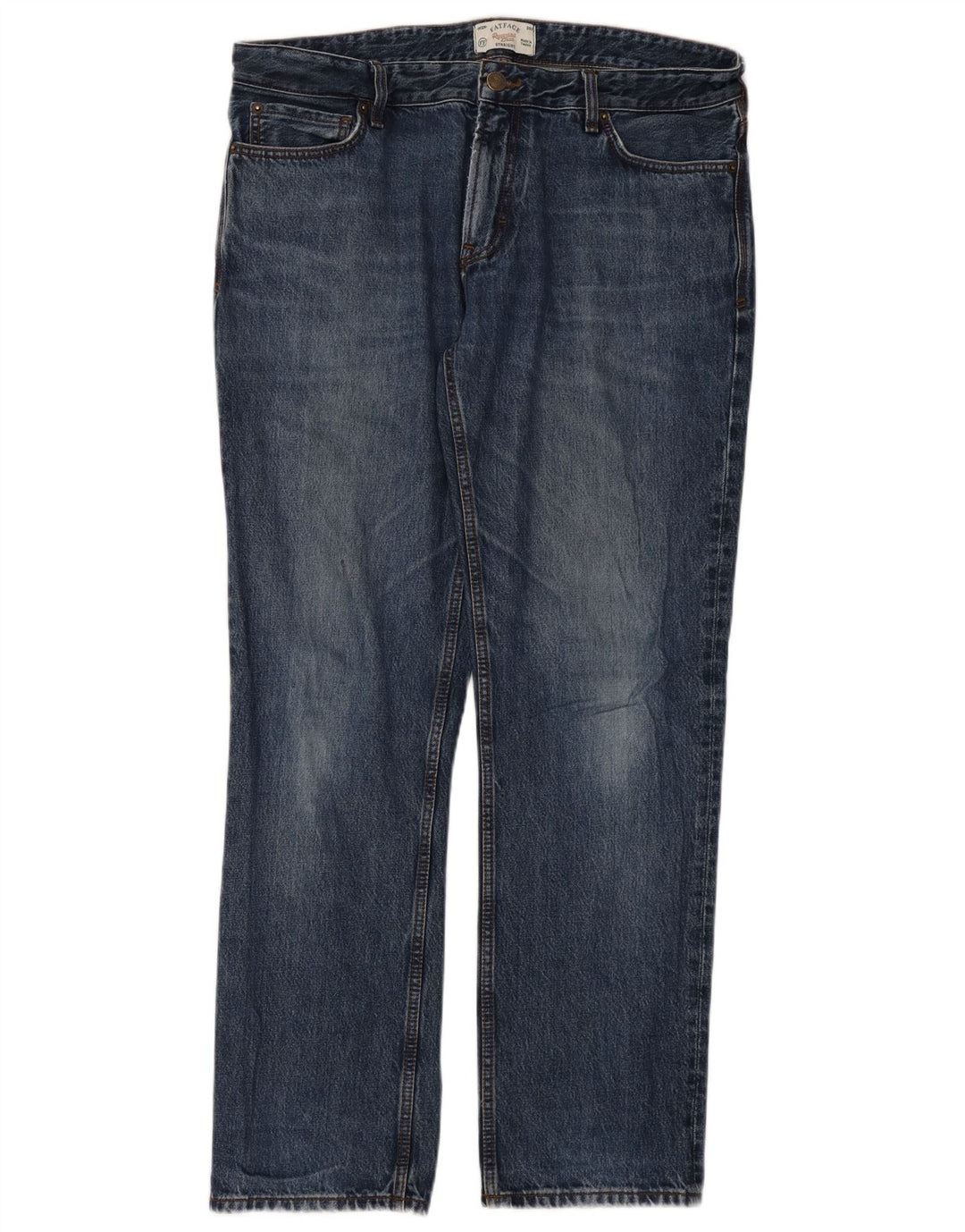 Vaqueros rectos para hombre Fat Face W36 L32 Algodón azul