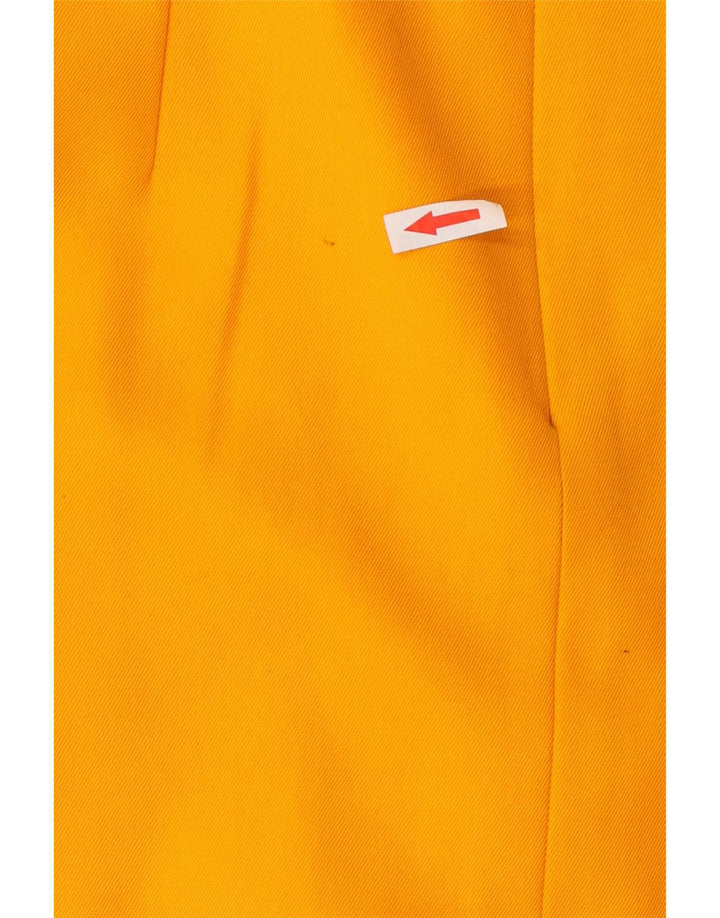 Vintage mujer A-Line falda W30 lana naranja media