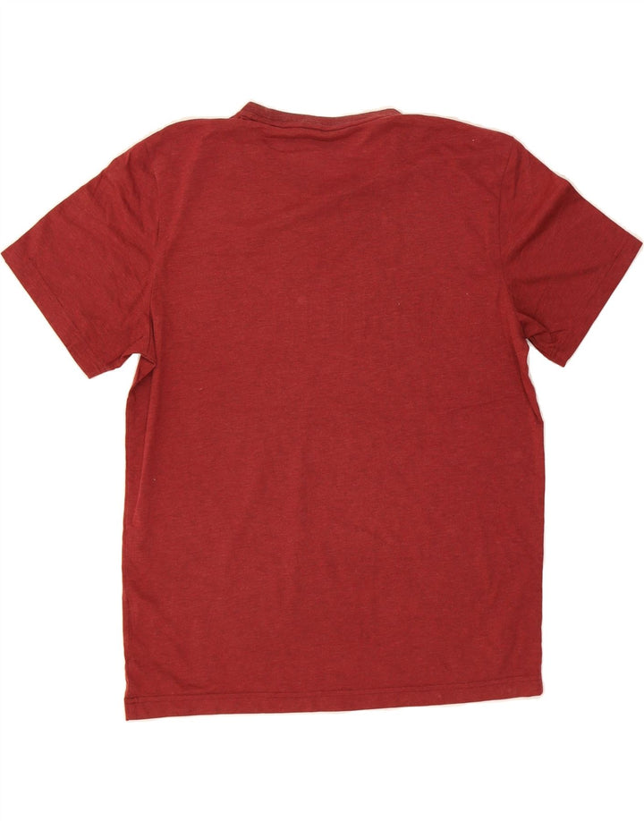 PUMA Mens Graphic T-Shirt Top Medium Maroon Vintage Puma and Second-Hand Puma from Messina Hembry 