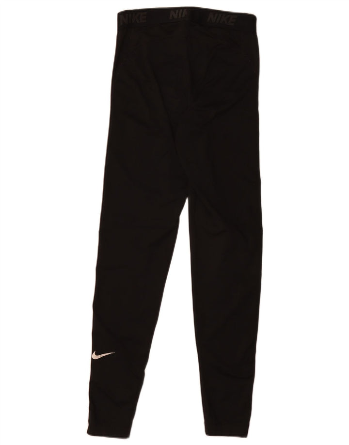 Nike Leggings Dri Fit Graphic para mujer UK 10 Pequeño Poliéster negro