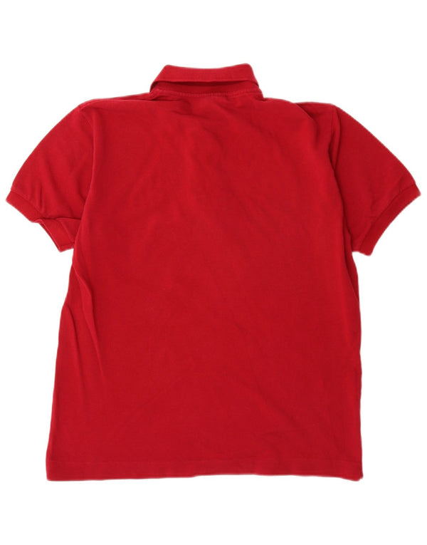Polo Lacoste para hombre talla 3 pequeño algodón rojo