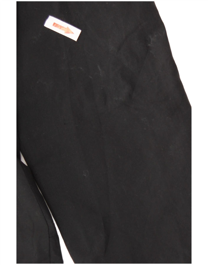 Adidas Mujer Chándal Top Chaqueta UK 12 Mediano Negro Poliéster