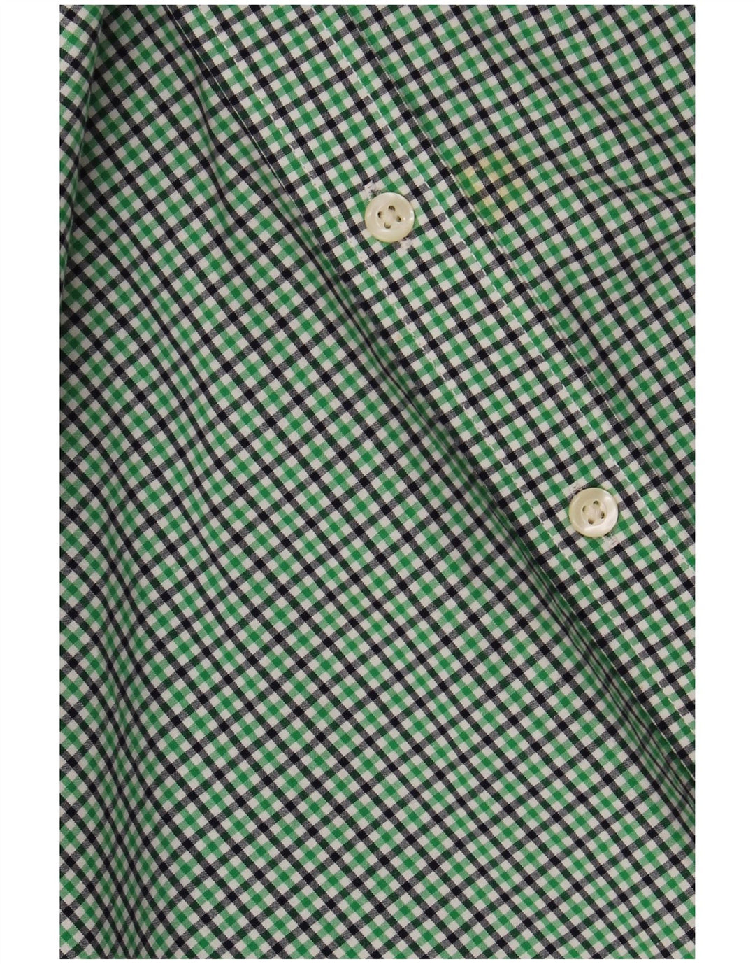 Camisa Gap Slim Fit XL De Algodón A Cuadros Verdes