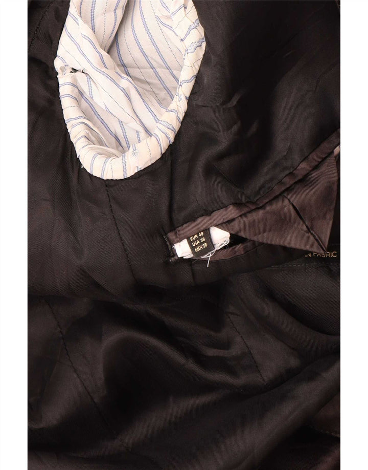 Abrigo Massimo Dutti Hombre EU 48 Gris Medio