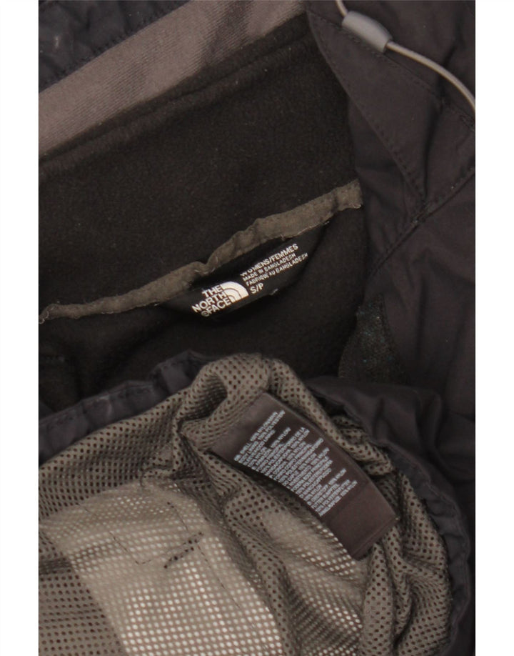 The North Face Chaqueta cortavientos con capucha para mujer UK 10 Small Black Nylon