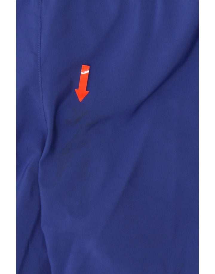 NIKE Pantalones cortos deportivos Dri Fit para mujer UK 12 Poliéster azul medio