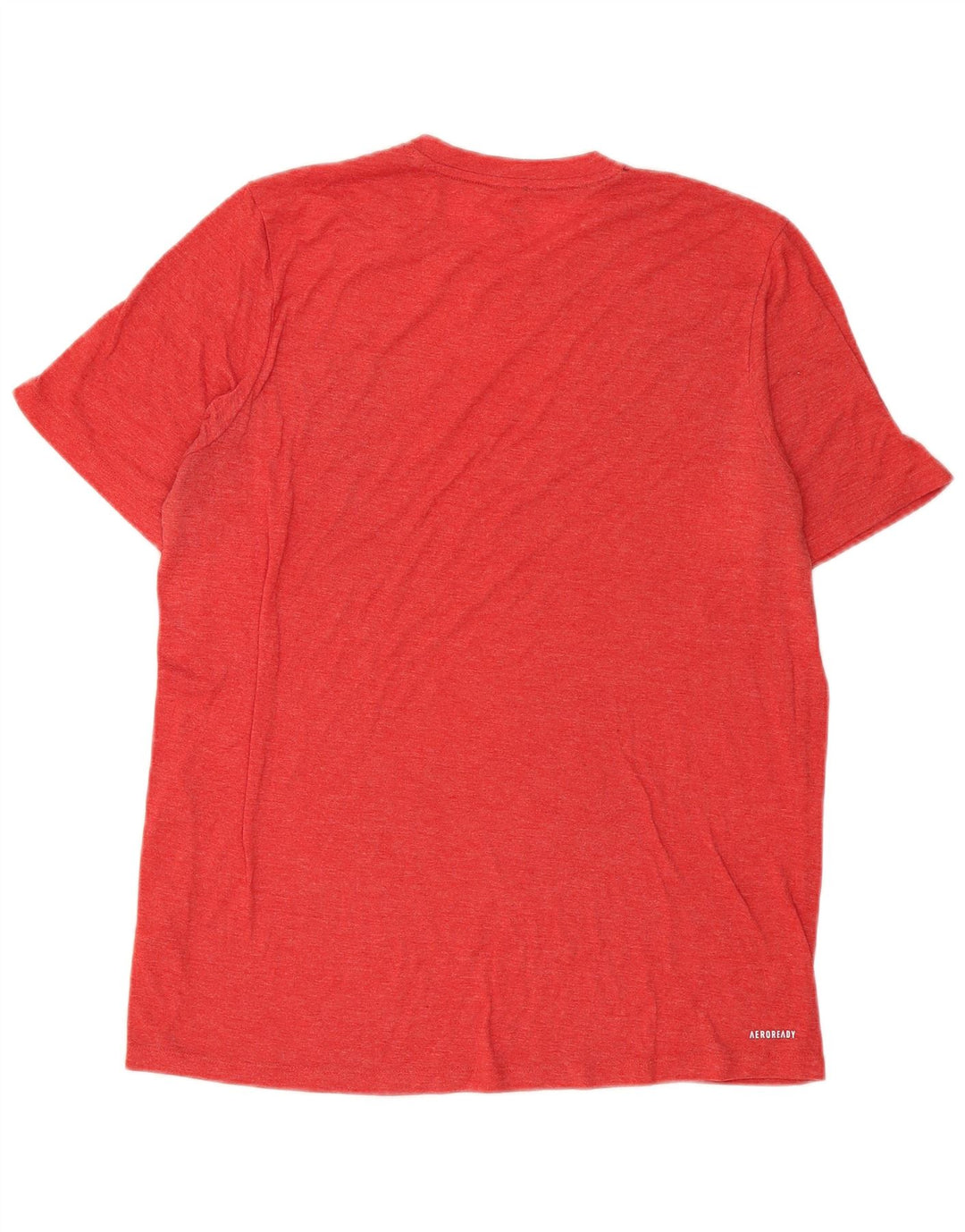 Adidas Hombre Aeroready Camiseta Superior Medio Rojo Poliéster
