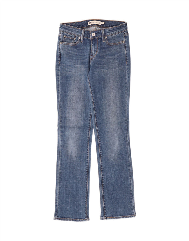 Levi's Jeans rectos ligeramente curvados para mujer US 2 Small W26 L29 azul clásico