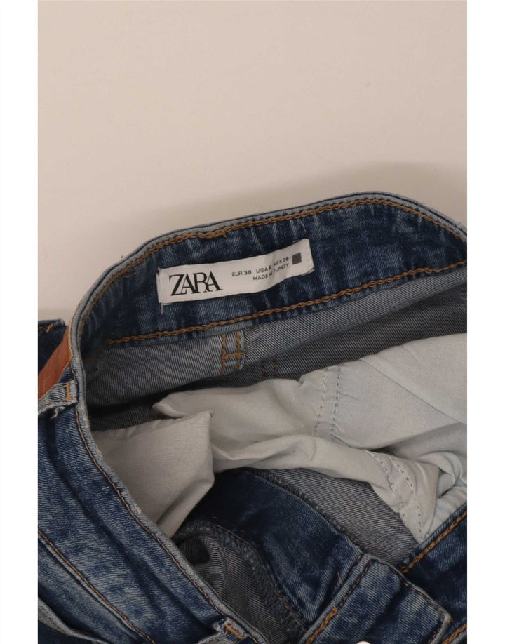 Zara Jeans Acampanados Para Mujer EU 38 Small W28 L33 Azul