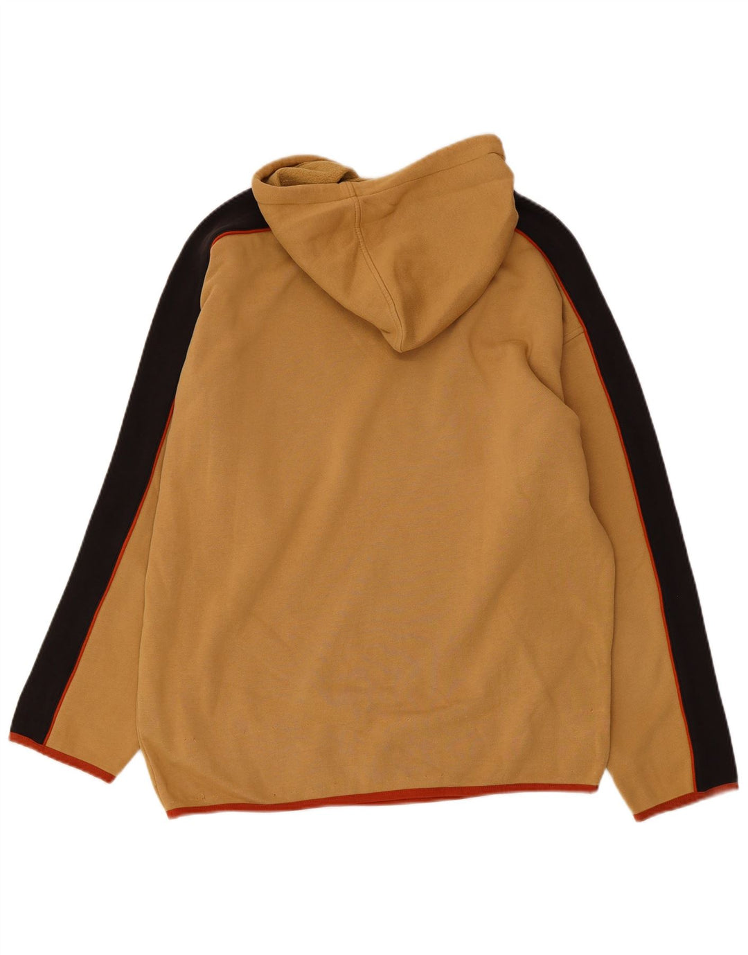 FILA Hombre Sudadera con capucha tipo jersey de algodón color block en beige medio