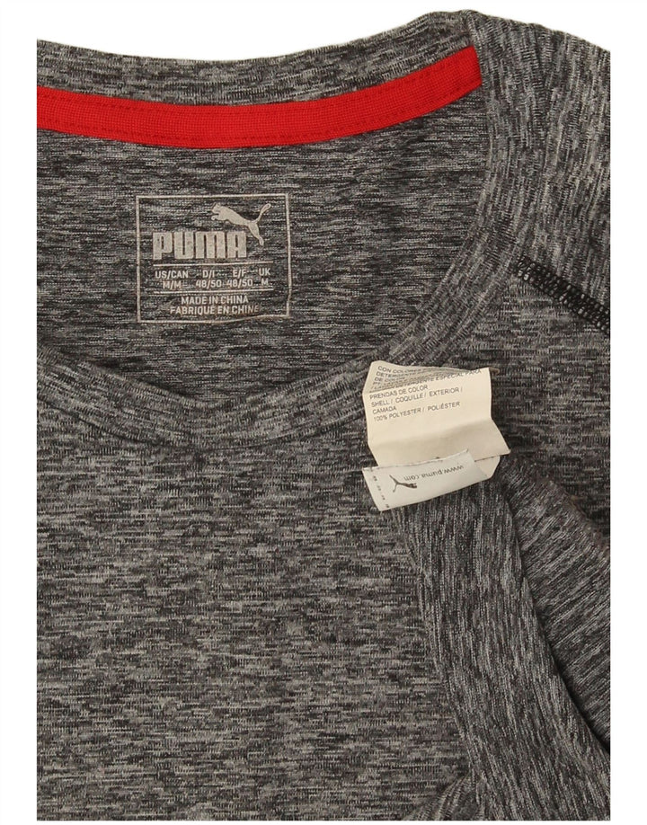 Camiseta Puma Hombre Top Poliéster Moteado Gris Medio