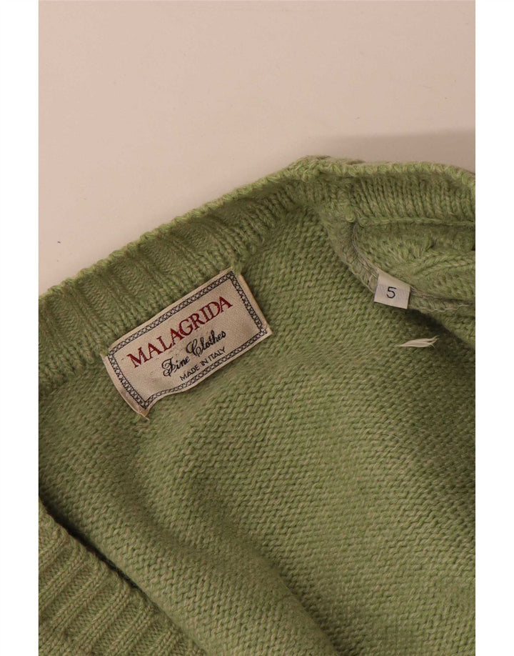 Suéter Cárdigan Malagrida Hombre Verde Medio