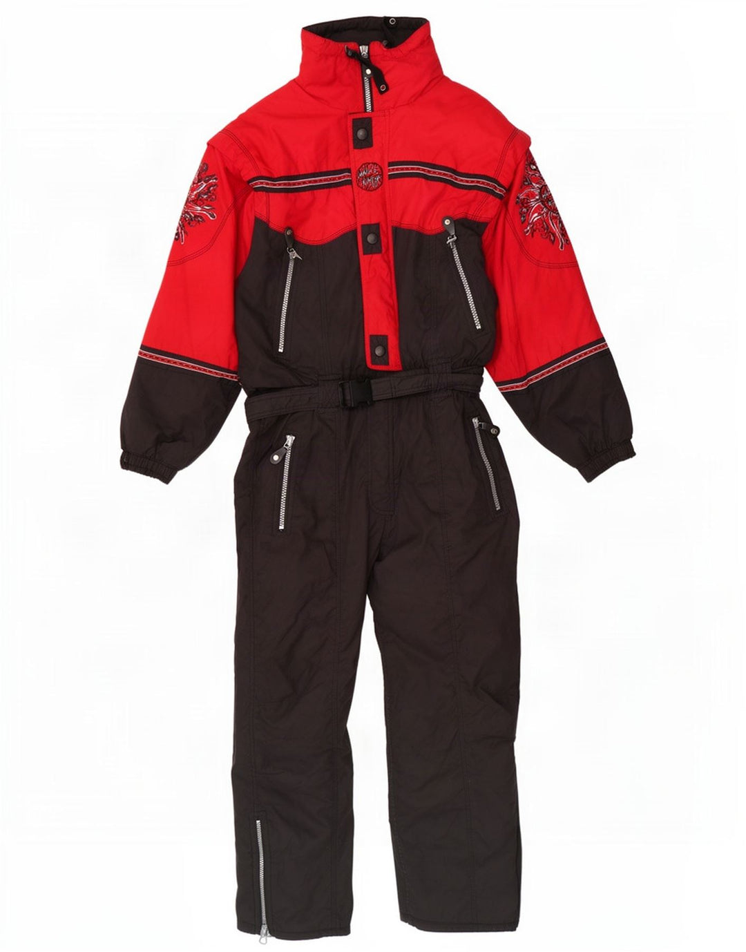 Killtec Mono De Esquí Con Capucha Y Gráfico Para Hombre Poliéster Color Block Rojo Grande
