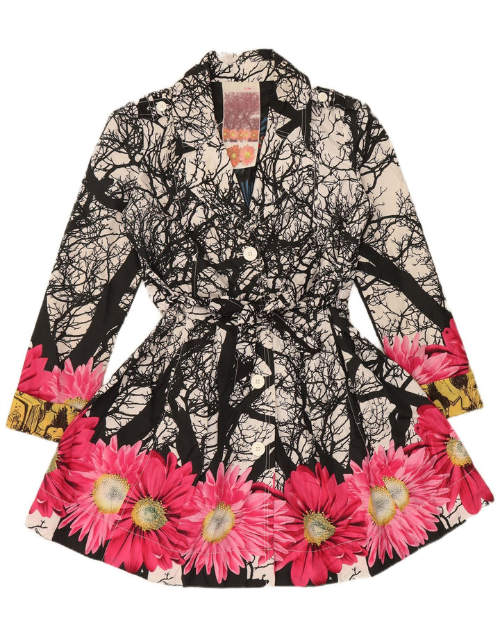 Abrigo Desigual para mujer EU 42 Poliéster floral multicolor grande