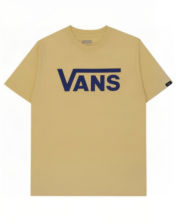 Vans Camiseta gráfica de ajuste clásico para niños 8-9 años Small Amarillo Algodón