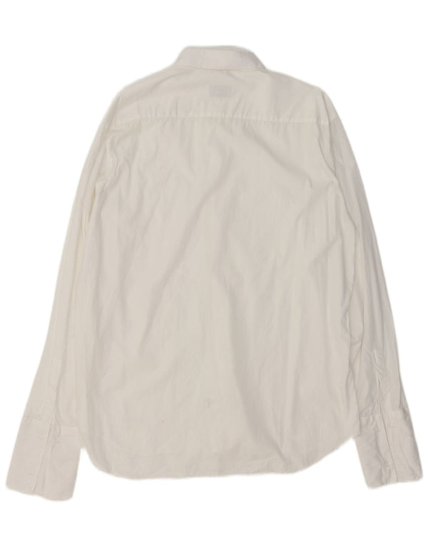 Ingram Camisa formal para hombre XL Algodón blanco