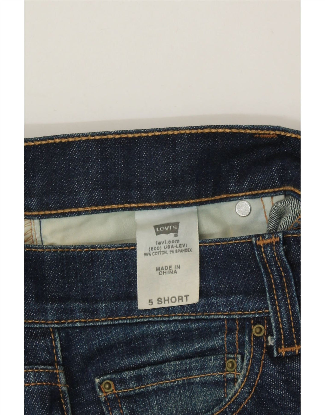 LEVI'S Womens Slim Jeans US 5 Medium W30 L30 Navy Blue Cotton Vintage Levi's and Second-Hand Levi's from Messina Hembry 