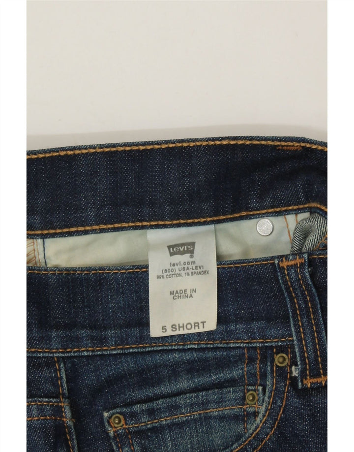 LEVI'S Womens Slim Jeans US 5 Medium W30 L30 Navy Blue Cotton Vintage Levi's and Second-Hand Levi's from Messina Hembry 