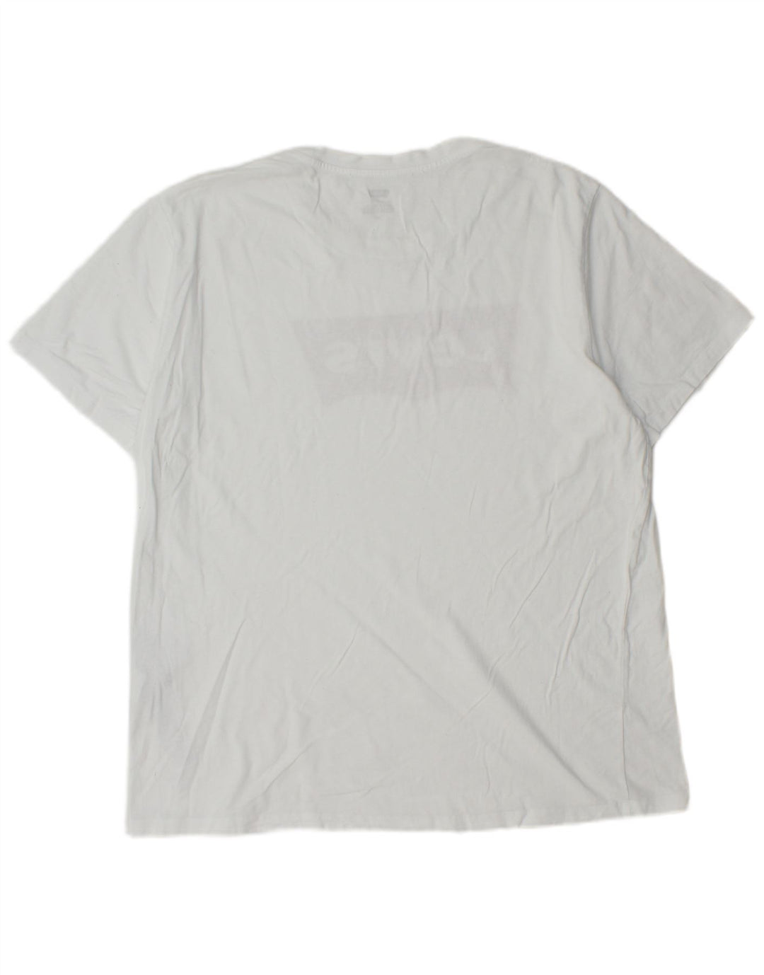 Levi's Camiseta gráfica para hombre Top grande de algodón blanco