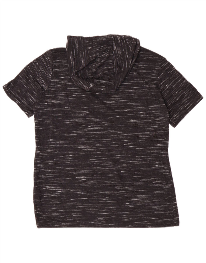 Nike Camiseta con capucha para mujer UK 44 Mediano Poliéster moteado negro
