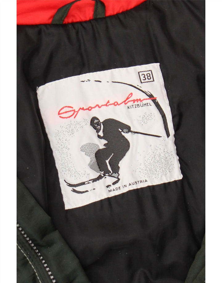 Sportalm Chaqueta de esquí extragrande con gráfico para mujer EU 38 Verde medio Floral
