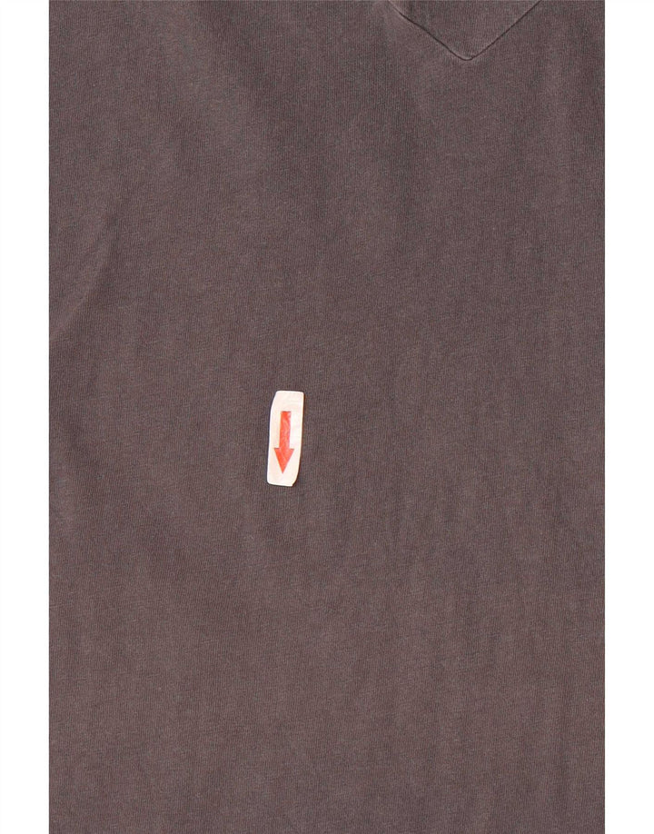 Levi's Mens Graphic Top Manga Larga Pequeño Algodón Gris