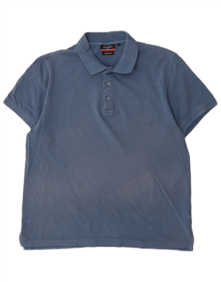Pierre Cardin Polo De Corte Regular Para Hombre Algodón Azul Grande