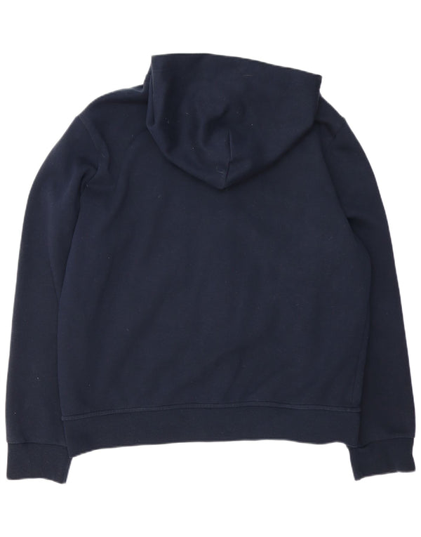 POLO RALPH LAUREN Mens Zip Hoodie Sweater XL Navy Blue Cotton