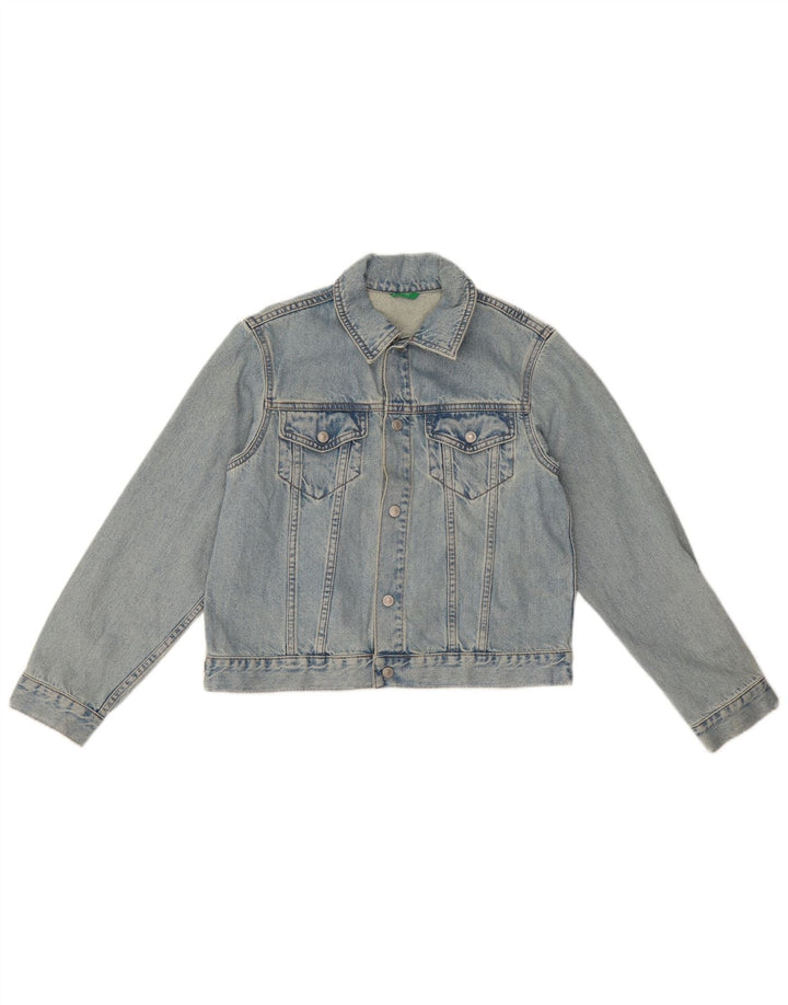 Benetton Cazadora Vaquera Niña 11-12 Años Azul