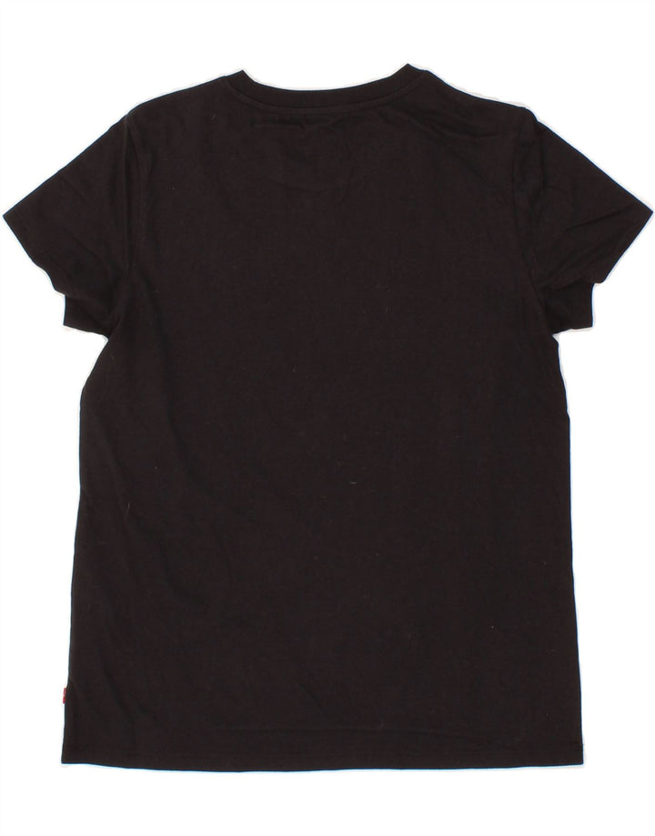 LEVI'S Mens Graphic T-Shirt Top Small Black Cotton Vintage Levi's and Second-Hand Levi's from Messina Hembry 