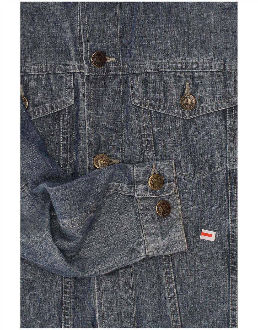 Timberland Chaqueta Vaquera Niño 7-8 Años Azul Algodón