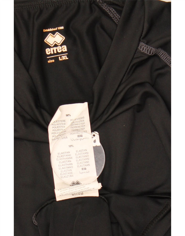 ERREA Top para hombre manga larga poliéster negro grande