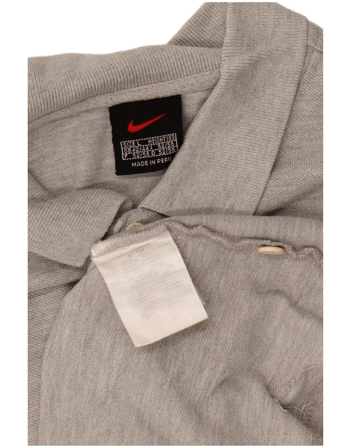 Nike Polo para hombre UK 44/46 Grande Gris Algodón