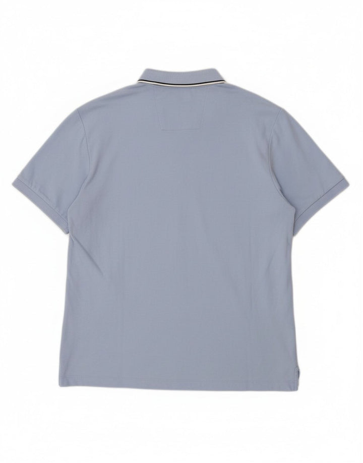 NAUTICA Mens Polo Shirt Medium Blue